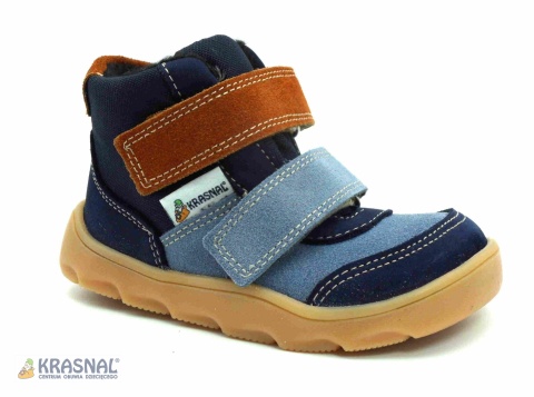 KRASNAL 1127 niebieski brąz barefoot KRASNAL 1127 niebieski brąz barefoot