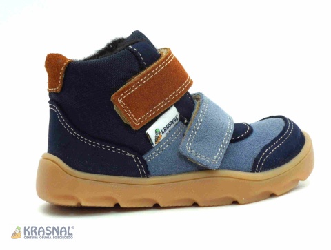 KRASNAL 1127 niebieski brąz barefoot KRASNAL 1127 niebieski brąz barefoot