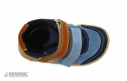 KRASNAL 1127 niebieski brąz barefoot KRASNAL 1127 niebieski brąz barefoot