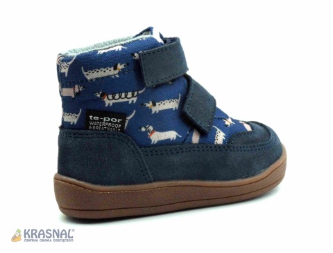 MIDO 6206 niebieski pieski barefoot