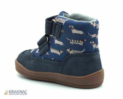 MIDO 6206 niebieski pieski barefoot