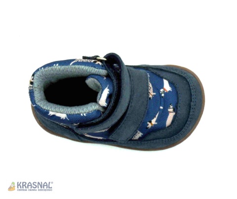 MIDO 6206 niebieski pieski barefoot