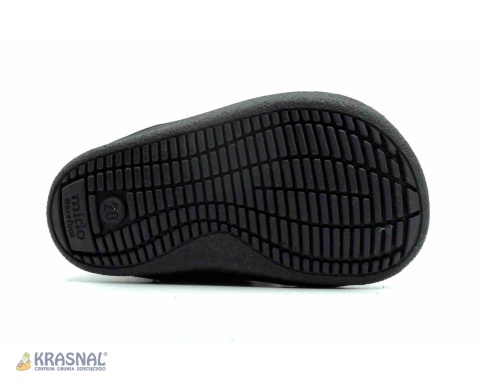 MIDO 7206 czarny kwiatki barefoot