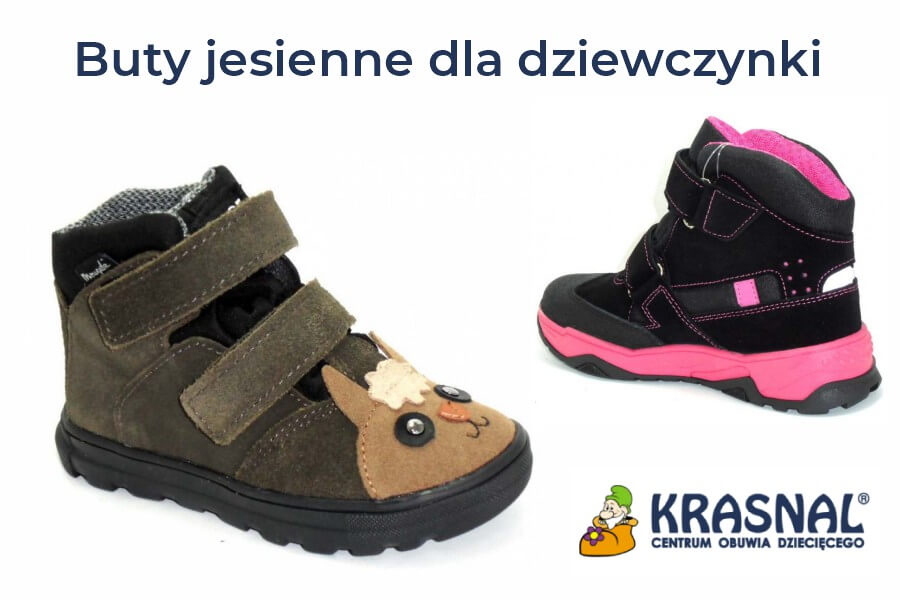 Buty jesienne dla dziewczynki