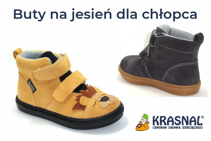 Buty na jesień dla chłopca