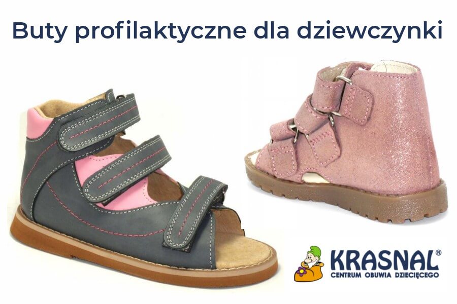 Buty profilaktyczne dla dziewczynki