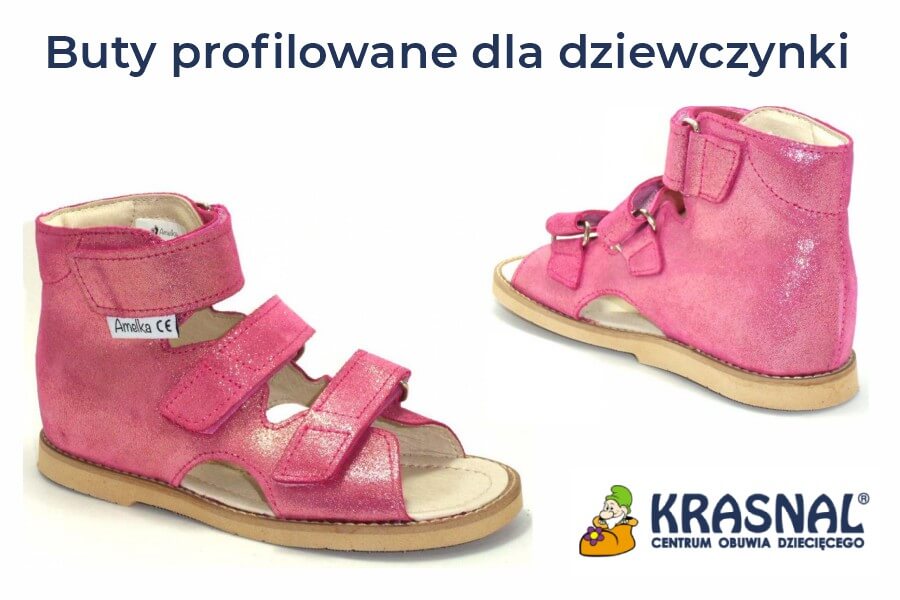 Buty profilowane dla dziewczynki